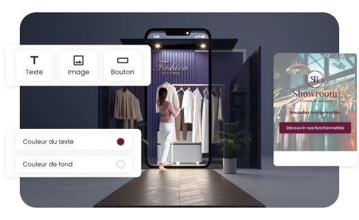 Option campagne marketing Anikop Showroom